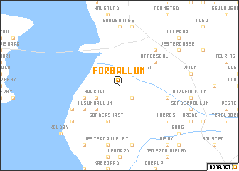 map of Forballum