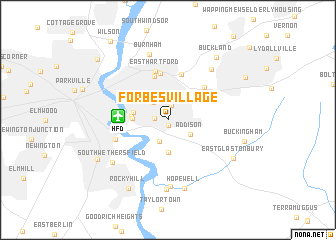 map of Forbes Village