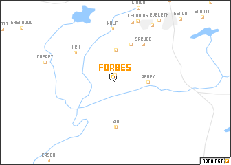 map of Forbes