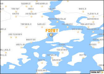 map of Förby