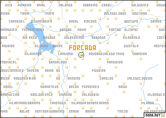 map of Forcada