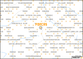 map of Forcas