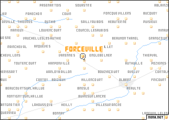 map of Forceville