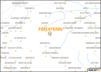 map of Forchtenau