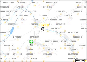 map of Förch