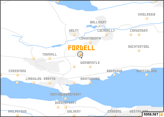 map of Fordell