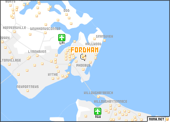 map of Fordham