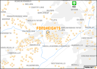 map of Ford Heights