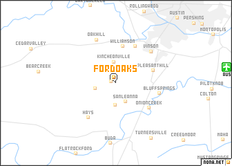 map of Ford Oaks