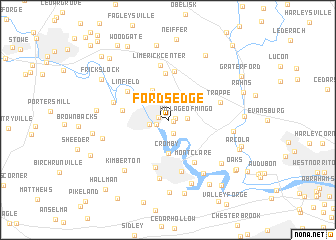 map of Fords Edge