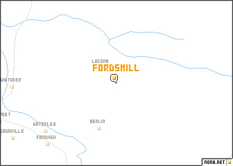 map of Fords Mill