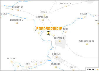 map of Fords Prairie