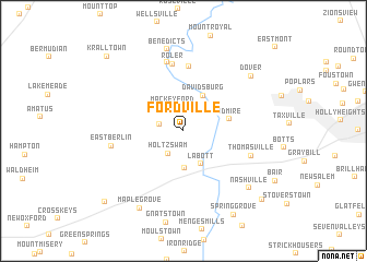 map of Fordville