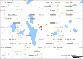 map of Föreberg