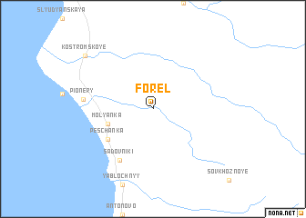 map of Forel\