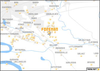 map of Foreman