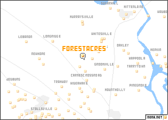 map of Forest Acres