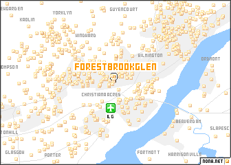 map of Forest Brook Glen