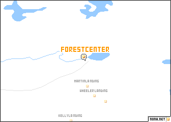 map of Forest Center