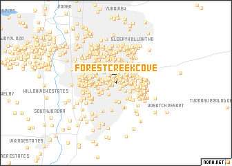 map of Forest Creek Cove