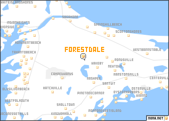 map of Forestdale