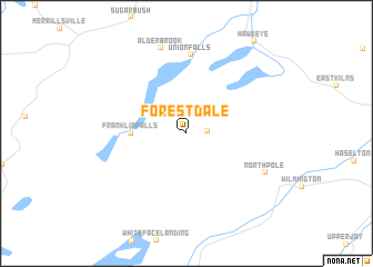 map of Forestdale