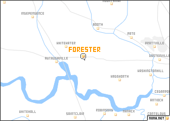 map of Forester