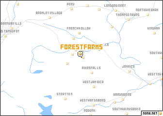 map of Forest Farms