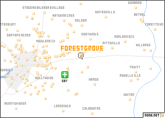 map of Forest Grove