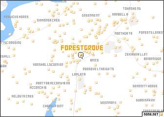 map of Forest Grove