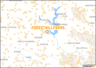 map of Forest Hill Farms