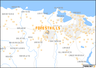 map of Forest Hills