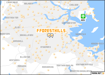 map of Forest Hills