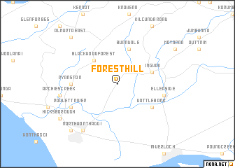 map of Forest Hill