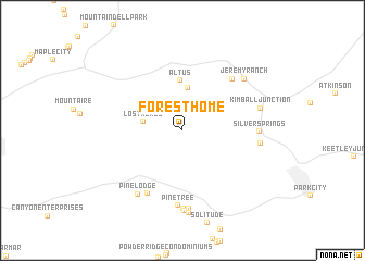 map of Forest Home