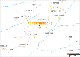 map of Forest Meadows