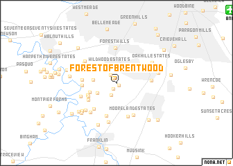 map of Forest of Brentwood