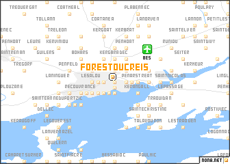 map of Forestou Creis