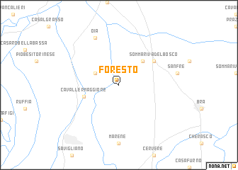 map of Foresto