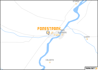 map of Forest Park