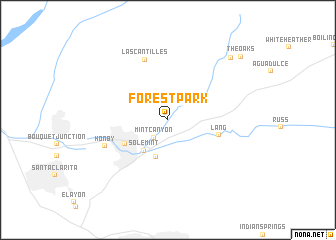 map of Forest Park