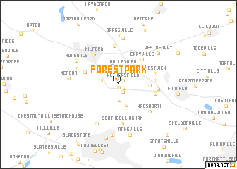 map of Forest Park