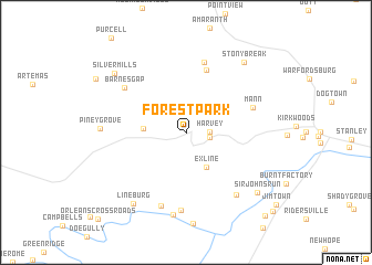 map of Forest Park