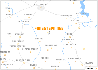 map of Forest Springs