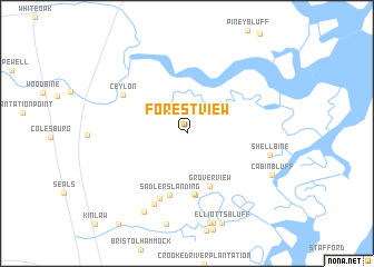 map of Forestview