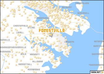 map of Forest Villa