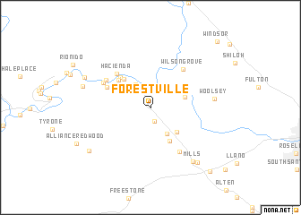 map of Forestville