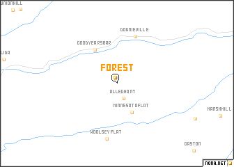 map of Forest
