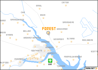 map of Forest