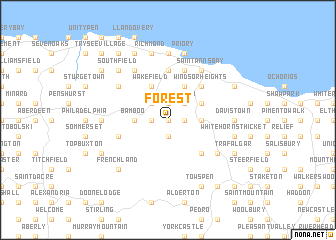 map of Forest